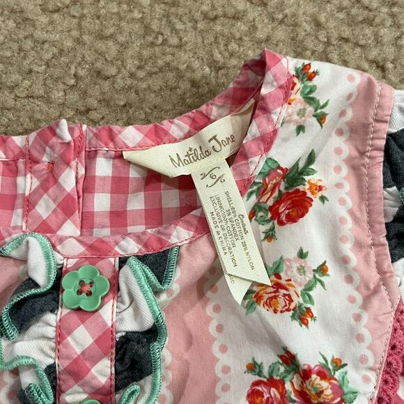 Matilda Jane Girls brilliant Daydream All Bloom Dress Size 6 - Picture 3 of 6